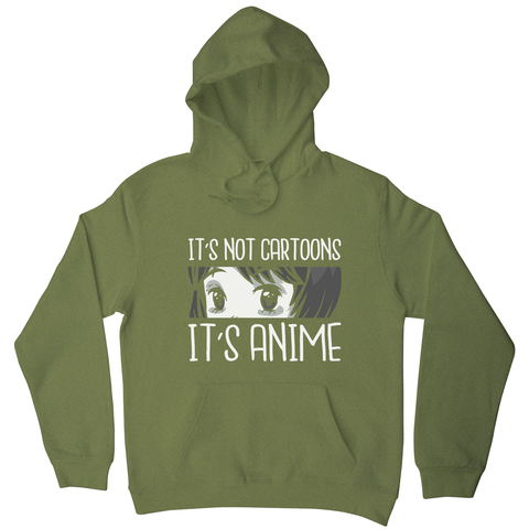 Not cartoons anime hoodie - Graphic Gear