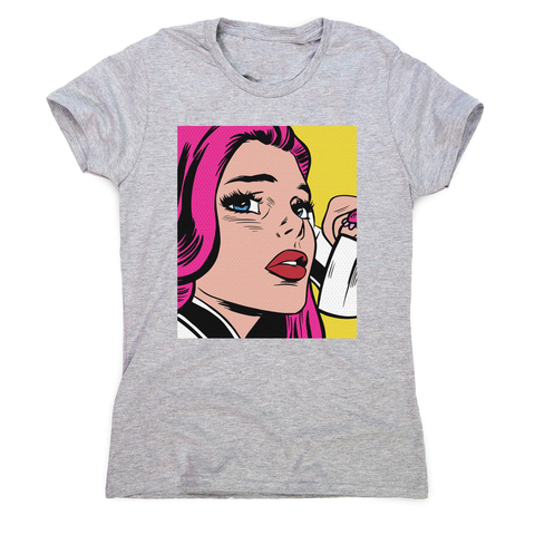 Pop art girl women's t-shirt - Graphic Gear
