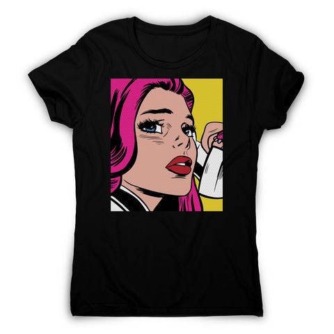 Pop art girl women's t-shirt - Graphic Gear