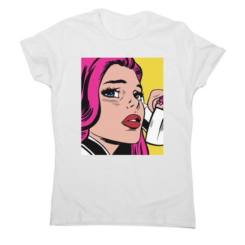 Pop art girl women's t-shirt - Graphic Gear