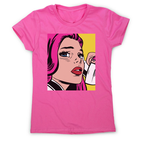 Pop art girl women's t-shirt - Graphic Gear