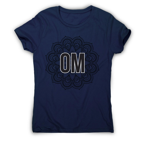 Mandala om ornamental floral women's t-shirt - Graphic Gear