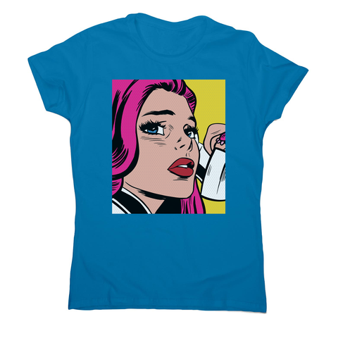 Pop art girl women's t-shirt - Graphic Gear