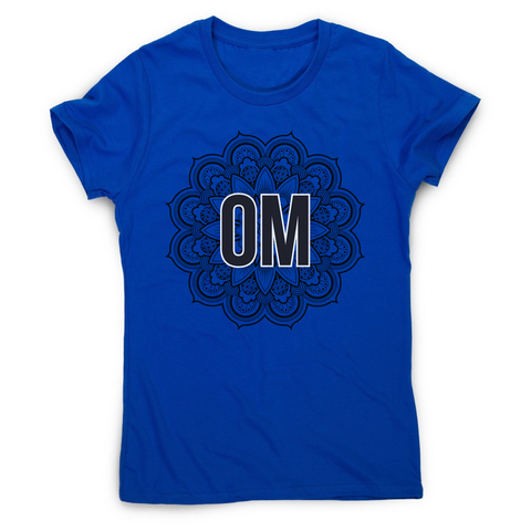 Mandala om ornamental floral women's t-shirt - Graphic Gear