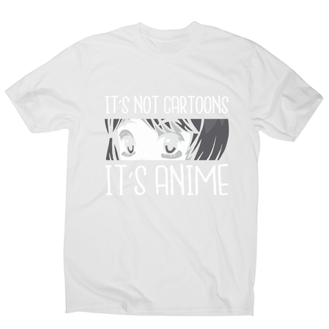 Not cartoons anime men's t-shirt - Graphic Gear