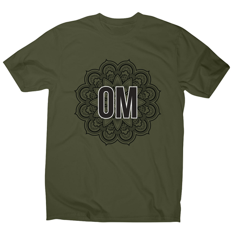 Mandala om ornamental floral men's t-shirt - Graphic Gear