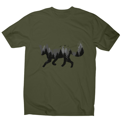 Forest fox animal men's t-shirt - Graphic Gear