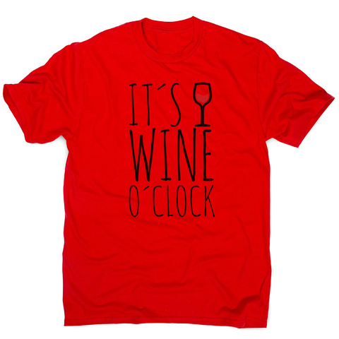 Wine o'clock men's t-shirt - Graphic Gear