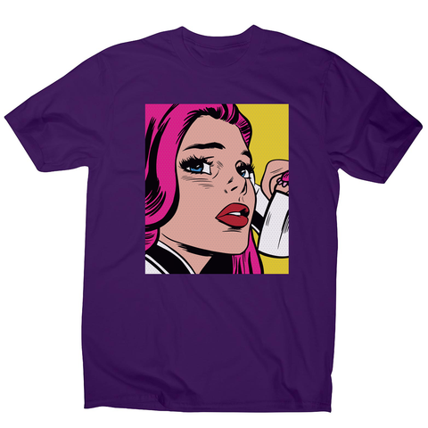 Pop art girl men's t-shirt - Graphic Gear