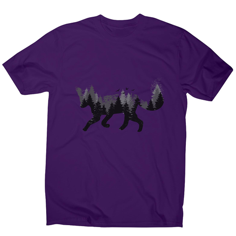 Forest fox animal men's t-shirt - Graphic Gear