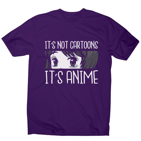 Not cartoons anime men's t-shirt - Graphic Gear