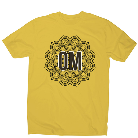 Mandala om ornamental floral men's t-shirt - Graphic Gear