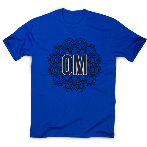 Mandala om ornamental floral men's t-shirt - Graphic Gear
