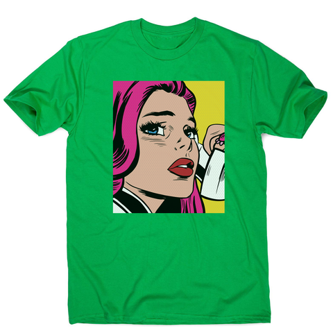 Pop art girl men's t-shirt - Graphic Gear