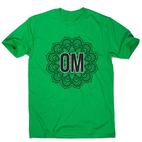 Mandala om ornamental floral men's t-shirt - Graphic Gear