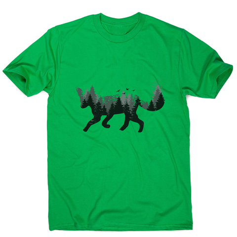 Forest fox animal men's t-shirt - Graphic Gear