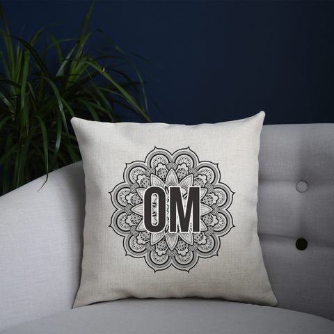 Mandala om ornamental floral cushion cover pillowcase linen home decor - Graphic Gear