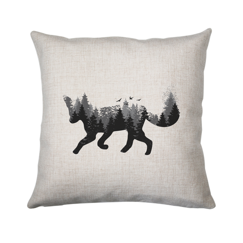 Forest fox animal cushion cover pillowcase linen home decor - Graphic Gear