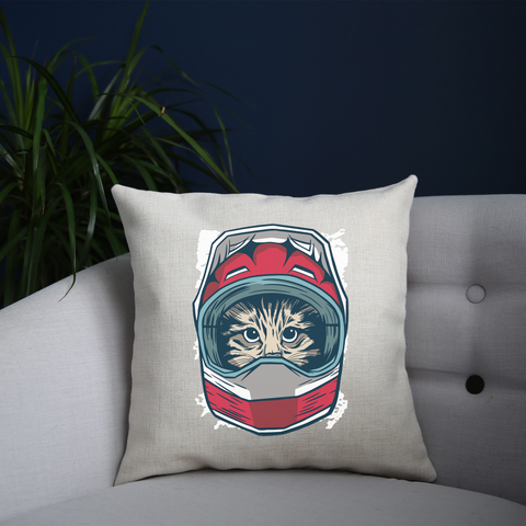 Cat driver cushion cover pillowcase linen home decor - Graphic Gear