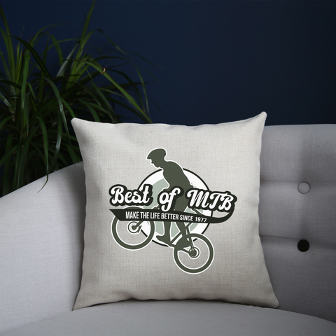 Mountain bike quote cushion cover pillowcase linen home decor - Graphic Gear