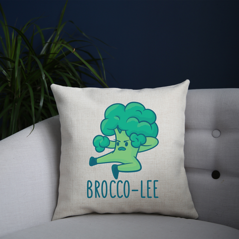 Broccolee funny cushion cover pillowcase linen home decor - Graphic Gear
