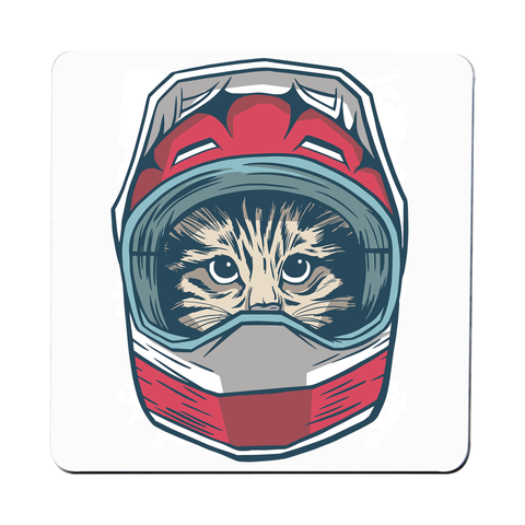 Cat driver coaster drink mat - Graphic Gear