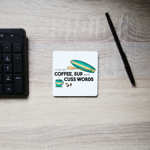 Paddle quote coaster drink mat - Graphic Gear