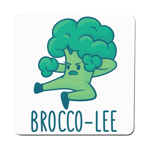 Broccolee funny coaster drink mat - Graphic Gear