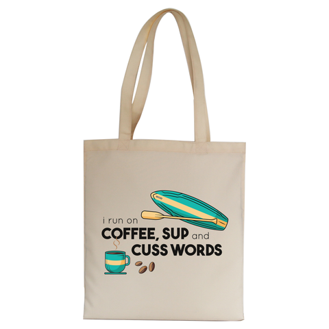 Paddle quote tote bag canvas shopping - Graphic Gear