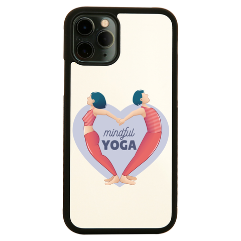 Mindful yoga iPhone case cover 11 11Pro Max XS XR X - Graphic Gear