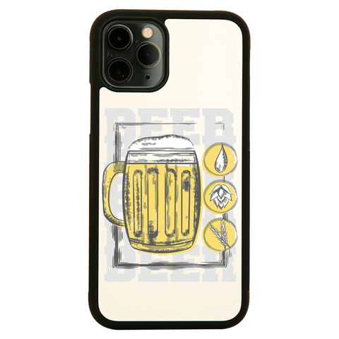 Beer glass drinking iPhone case cover 11 11Pro Max XS XR X - Graphic Gear