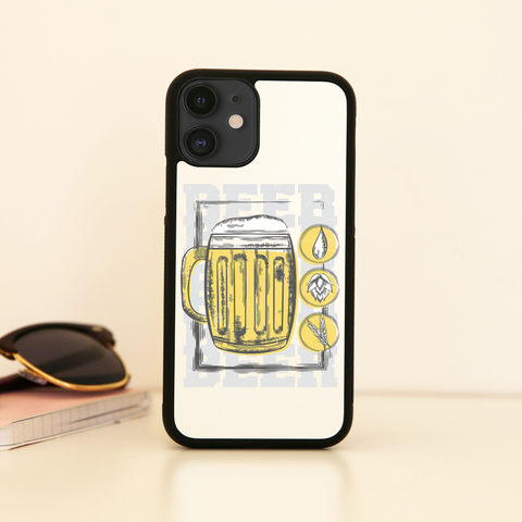 Beer glass drinking iPhone case cover 11 11Pro Max XS XR X - Graphic Gear