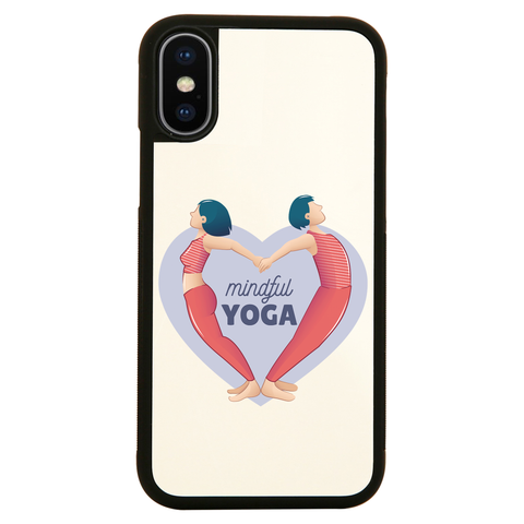 Mindful yoga iPhone case cover 11 11Pro Max XS XR X - Graphic Gear