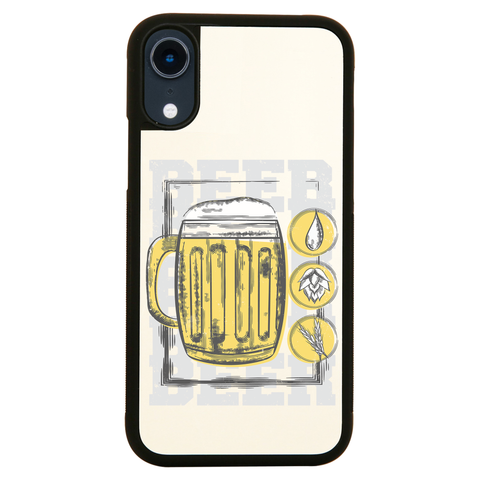 Beer glass drinking iPhone case cover 11 11Pro Max XS XR X - Graphic Gear