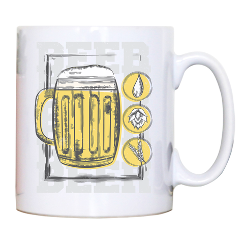 Beer glass drinking mug coffee tea cup - Graphic Gear