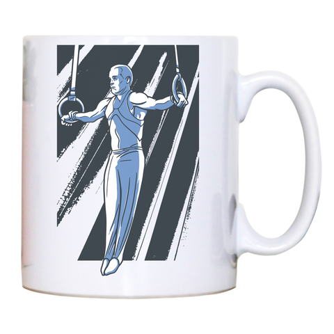Iron cross gymnast mug coffee tea cup - Graphic Gear