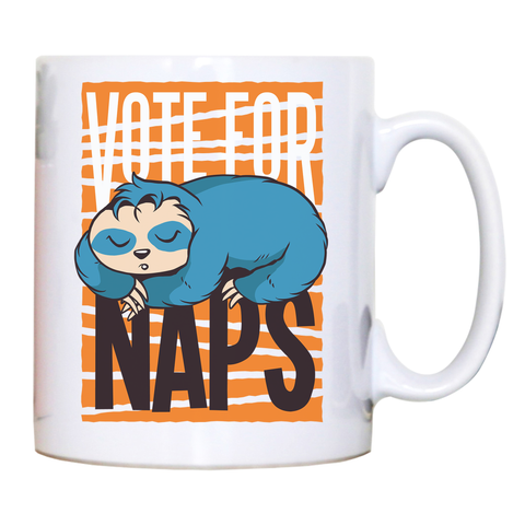 Funny sloth quote napping mug coffee tea cup - Graphic Gear