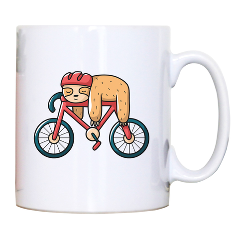 Bike sloth funny mug coffee tea cup - Graphic Gear