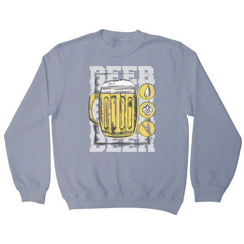 Beer glass drinking sweatshirt - Graphic Gear