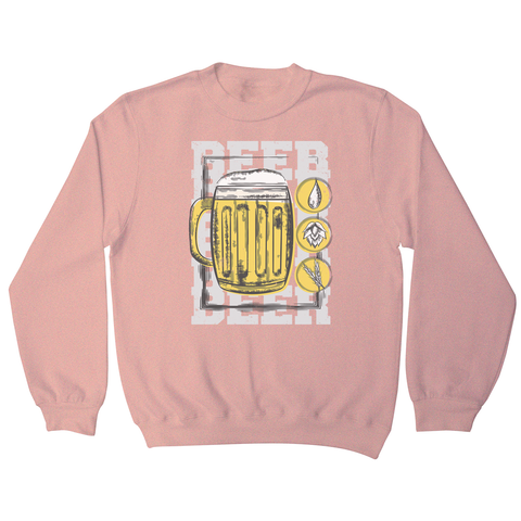 Beer glass drinking sweatshirt - Graphic Gear