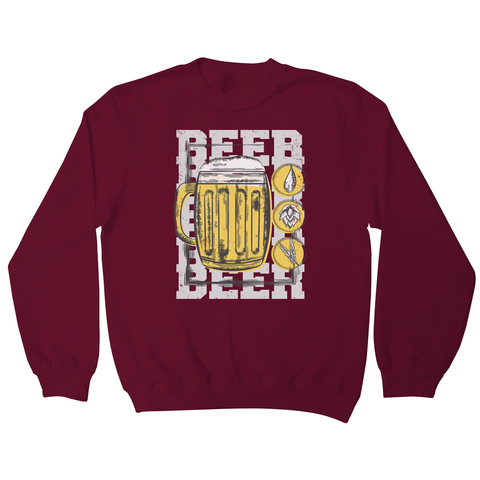 Beer glass drinking sweatshirt - Graphic Gear