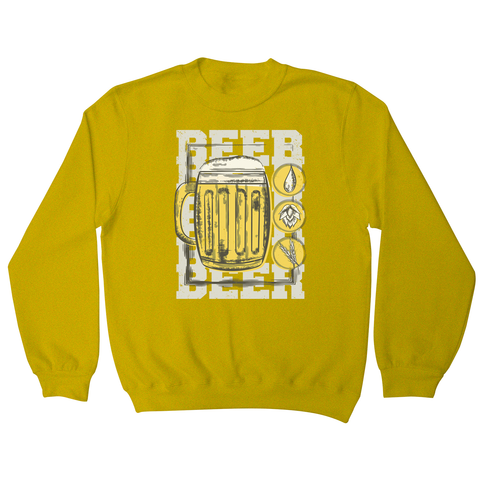 Beer glass drinking sweatshirt - Graphic Gear