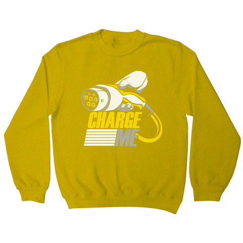 Electric car quote sweatshirt - Graphic Gear