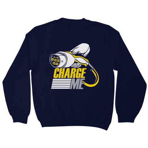 Electric car quote sweatshirt - Graphic Gear