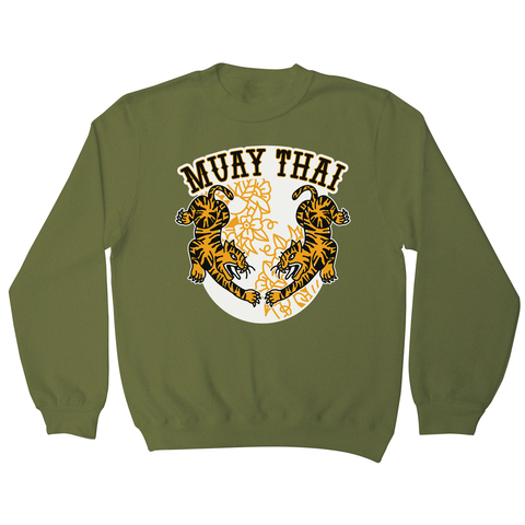 Muay thai tigers sweatshirt - Graphic Gear