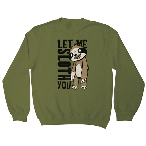 Creepy sloth sweatshirt - Graphic Gear