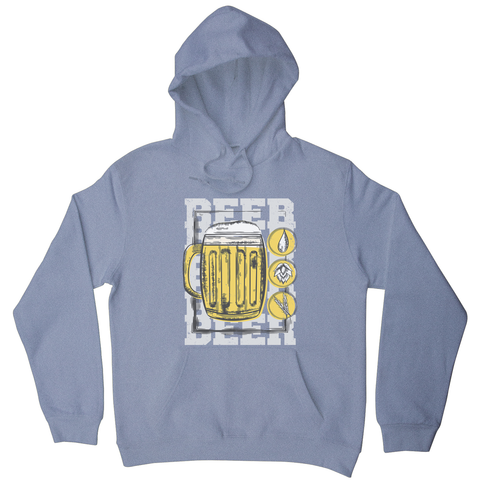 Beer glass drinking hoodie - Graphic Gear
