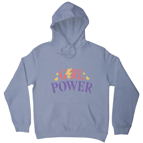 Girl power quote hoodie - Graphic Gear