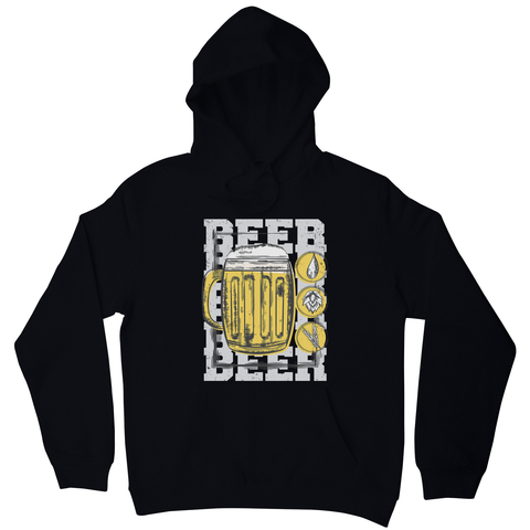 Beer glass drinking hoodie - Graphic Gear
