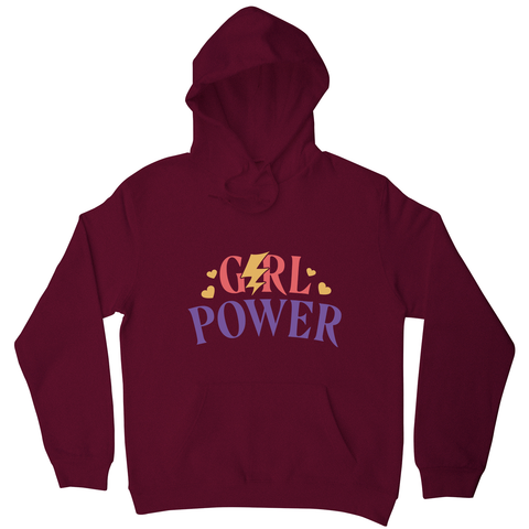 Girl power quote hoodie - Graphic Gear